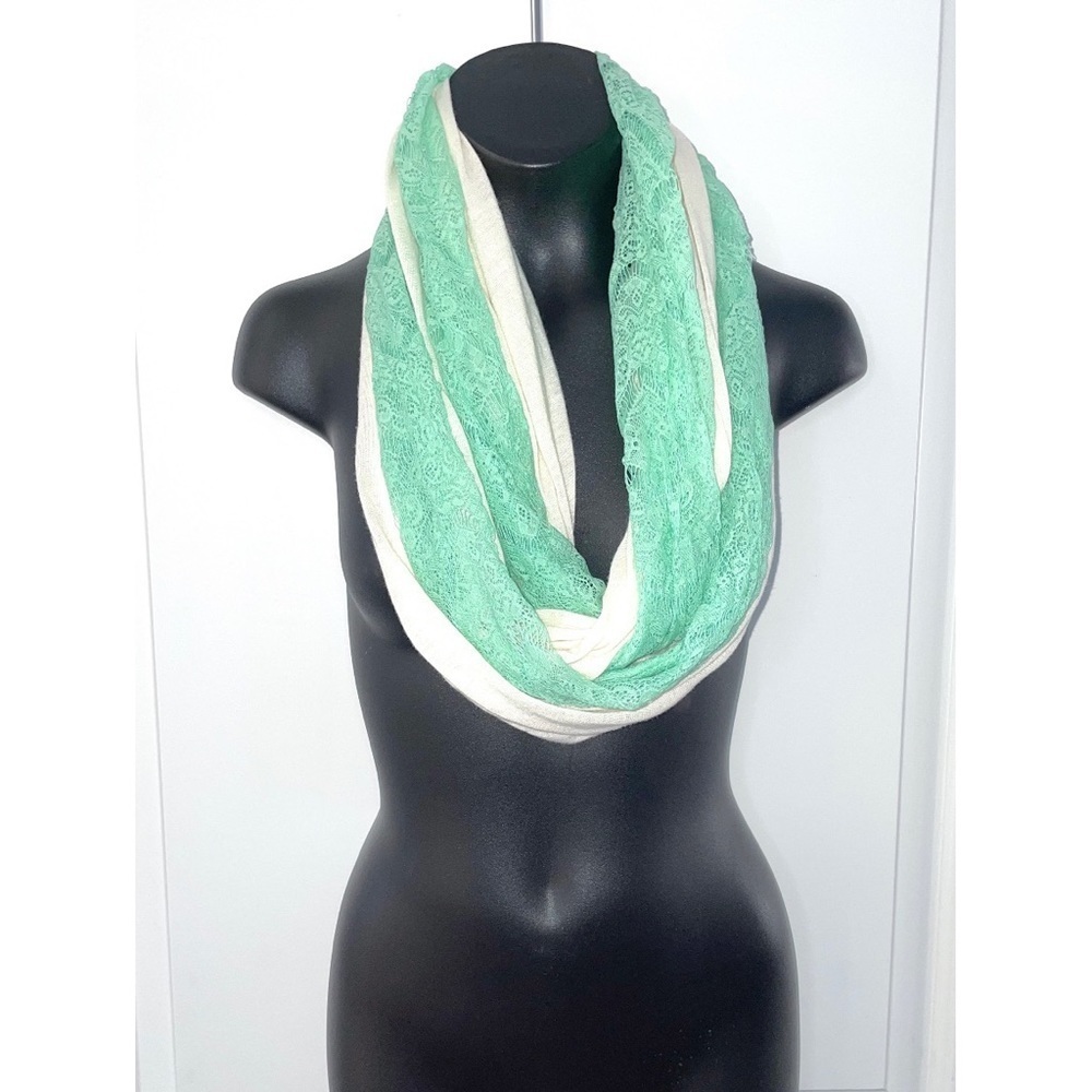 Lace infinity scarf